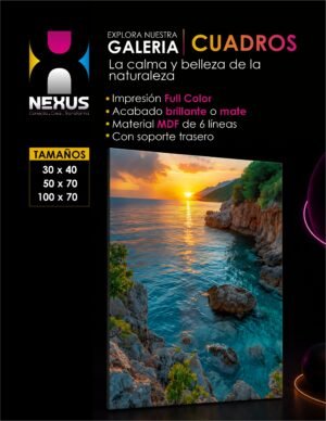 CATALOGO DEL APARTADO TERMINADOS 2 Cuadro de Paisaje costero