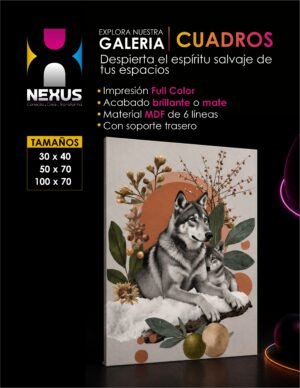 CATALOGO DEL APARTADO TERMINADOS 4 Cuadro Lobos