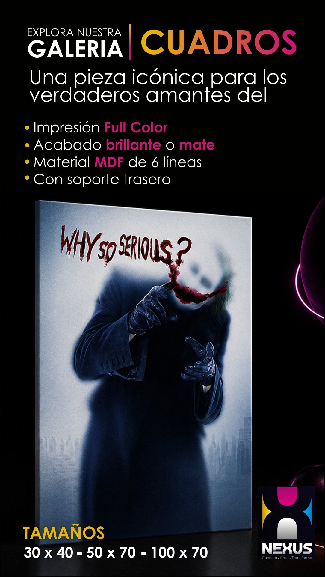 STOCKS VERTICALES-6 Cuadro Pelicula