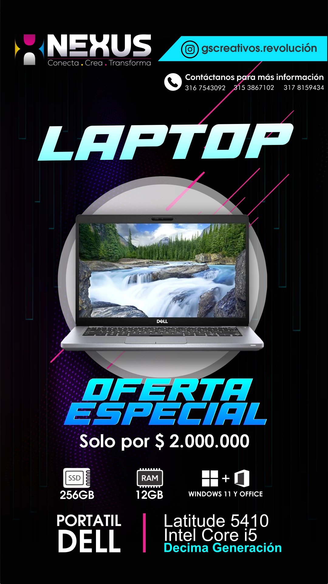 flayers computadores.cdr.cdr-1 Portatil Dell