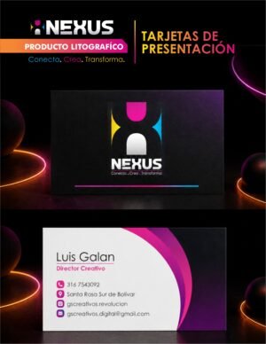 CATALOGO DEL APARTADO LITOGRAFICO-2 Tarjetas de Presentación