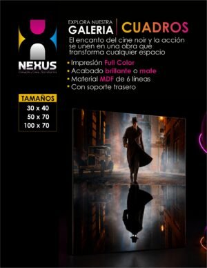 CATALOGO DEL APARTADO TERMINADOS 10 Cuadro de Cine Noir