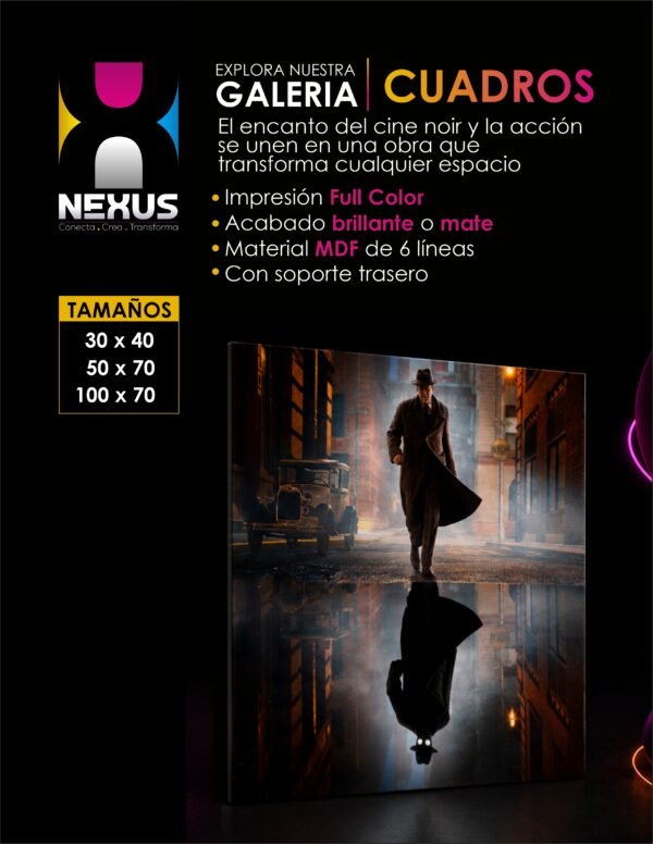 CATALOGO DEL APARTADO TERMINADOS 10 Cuadro de Cine Noir