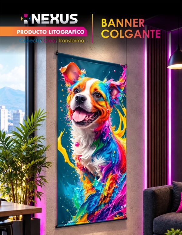 CATALOGO DEL APARTADO LITOGRAFICO-3,3 Banner colgante