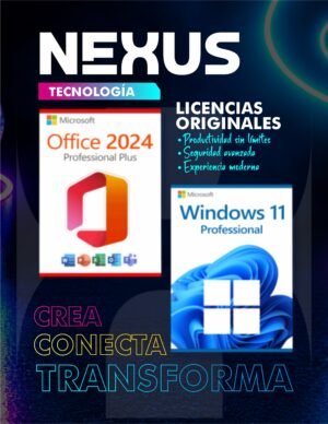 CATALOGO DEL APARTADO TECNOLOGICO-29 Licencia de Office y Windows